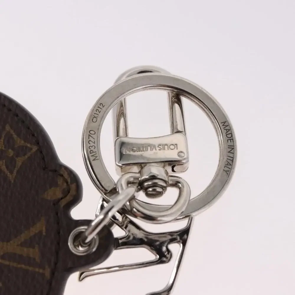 Louis Vuitton Monogram Porte Cles Charm Brown